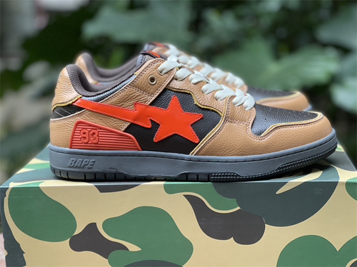 Original version_ solebox x bape. alliance. Black orange and orange color color_ full code shipment 36--45-71b03e6a